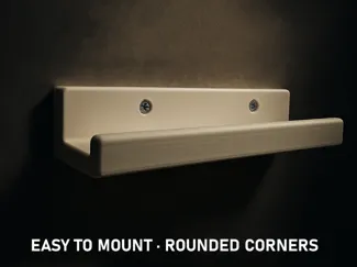 Minimalist Wall-Mounted Bookshelf