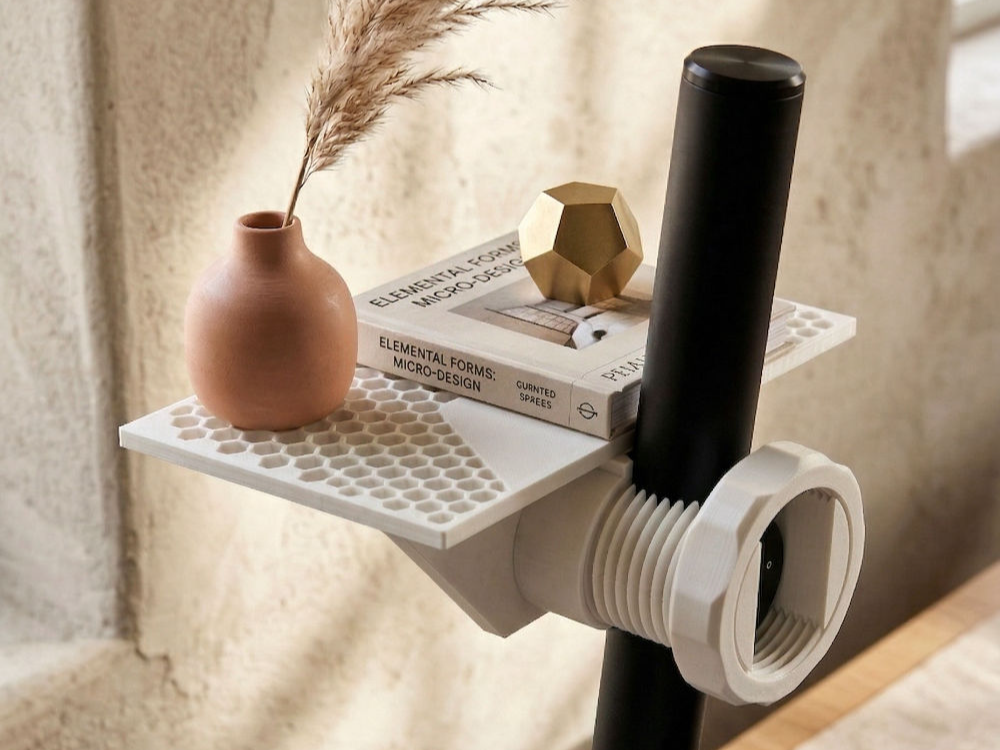 Universal pole shelf - No supports needed!