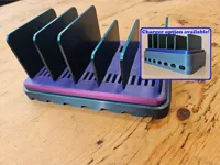 V3: Smaller size: base, cable rings, and dividers
