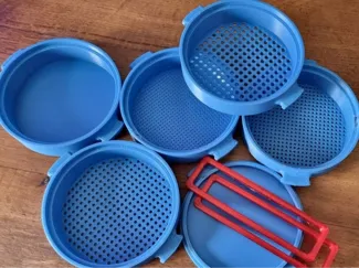 Stackable Sieve (0.5;0.7;1;1.4;2;2.8;3;4 mm holes)