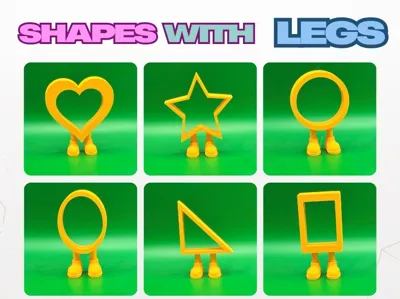 Shapes with legs