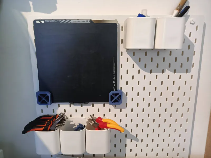 Plate holder for Ikea Skadis - 5 plates