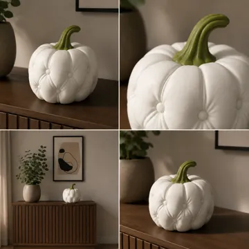 Adorno temático: CUSHION PUMPKIN / MODERN HALLOWEEN DECOR — vista de referencia 3