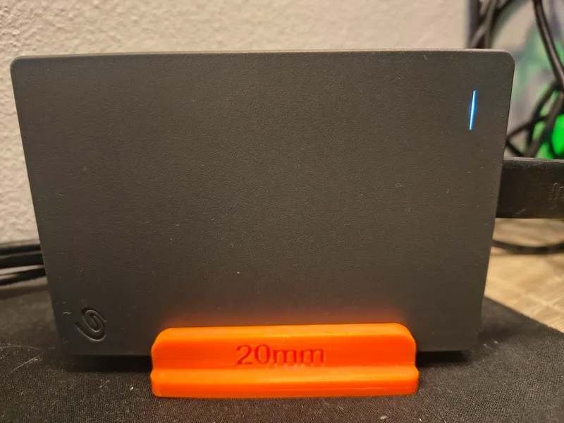 Supporto per HDD esterno con spessore 20mm.