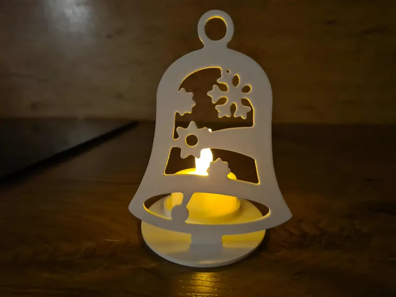 Christmas tea candle holder
