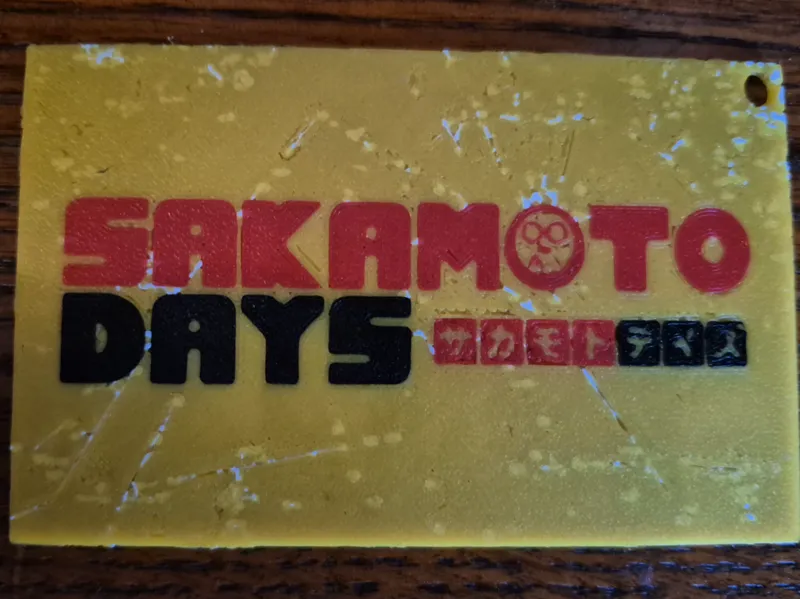 SAKAMOTO DAYS KEYCHAIN