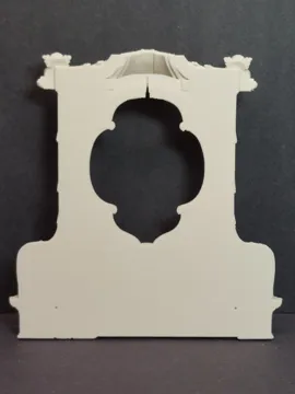 Figura decorativa: Miniature Antique Carved Overmantle — vista de referencia 4