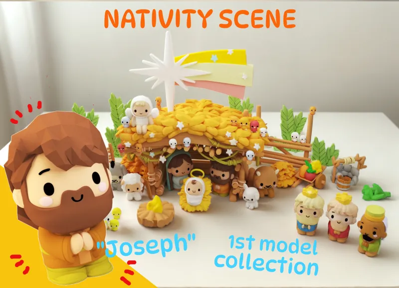 Nativity scene Joseph p.1
