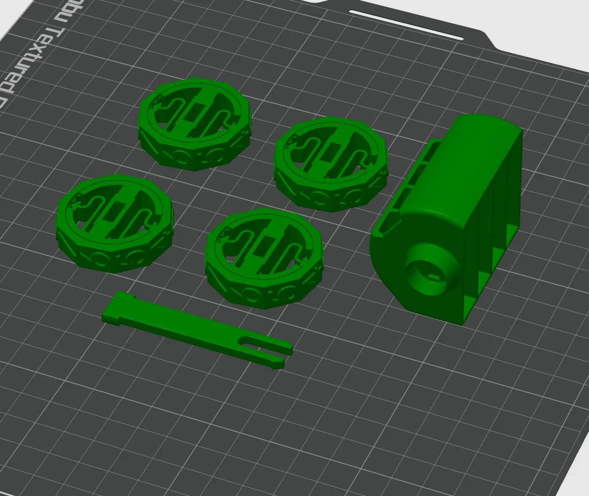 Miniatura 2 do modelo 3D 机械数字显示