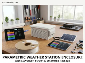 Parametric Weather Enclosure with Stevenson-Screen