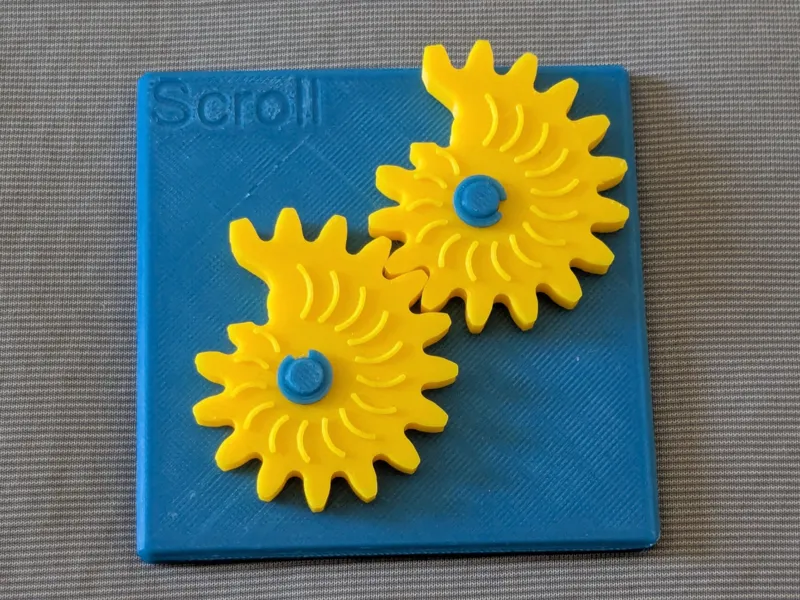 Scroll Gear - Educational Model