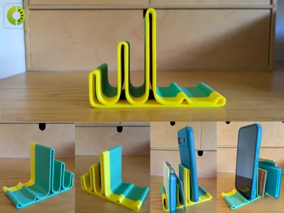 Multi-Slot Desk Organizer & Phone Stand
