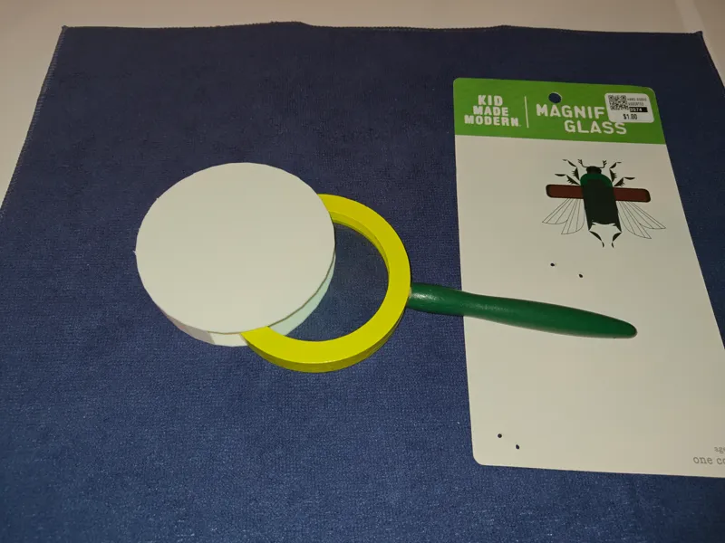 magnifying glass cover