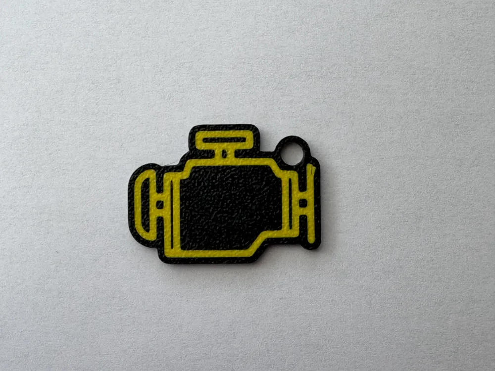Keychain Check Engine Check engine light - Keychain by Maker Andy - MakerWorld