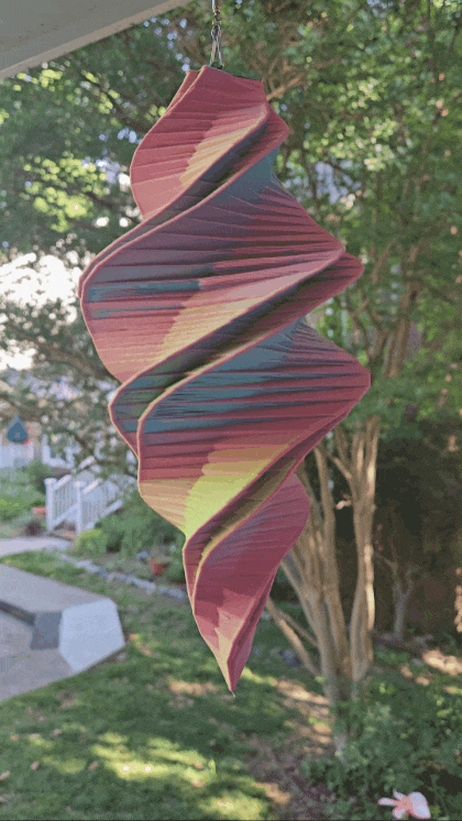 Miniatura 6 do modelo 3D Chopped & Twisted Glitched Wind Spinner
