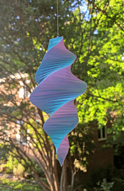 Chopped & Twisted Glitched Wind Spinner