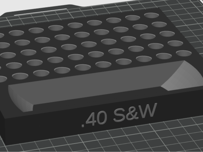 Miniatura 1 do modelo 3D 40 S&W Reloading Tray