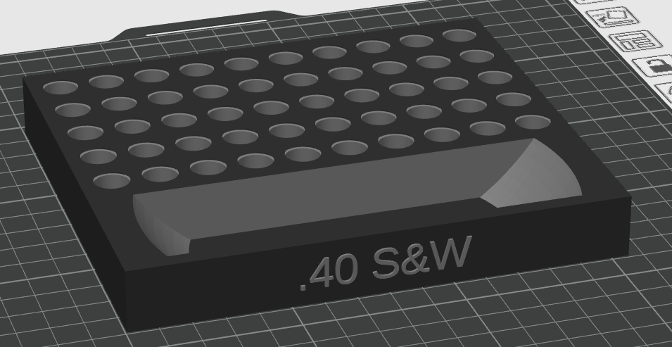 Miniatura 2 do modelo 3D 40 S&W Reloading Tray