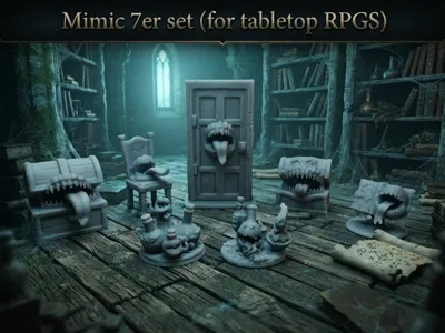 Mimic 7er set (for tabletop RPGS)