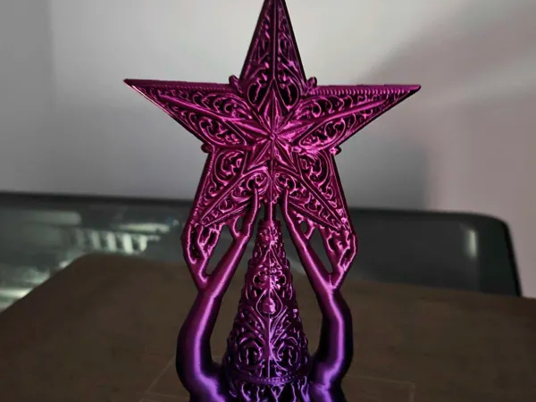Ornate Filigree Star Tree Topper