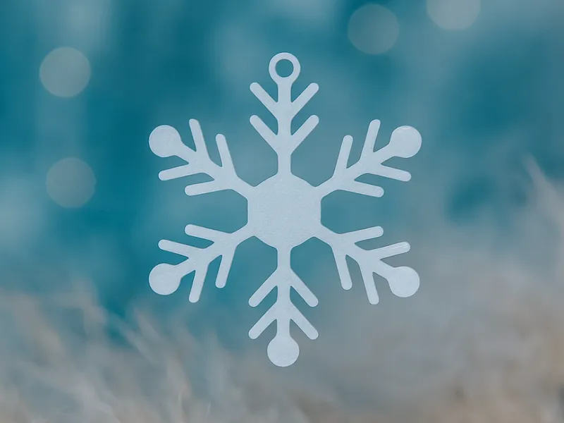 Keychain/Decor Snowflake