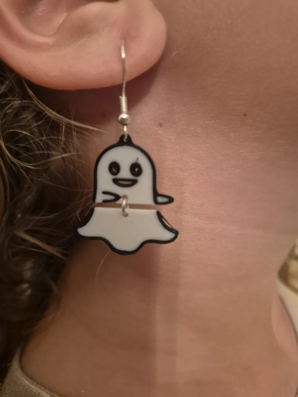 Dancing Ghost Earrings view 2