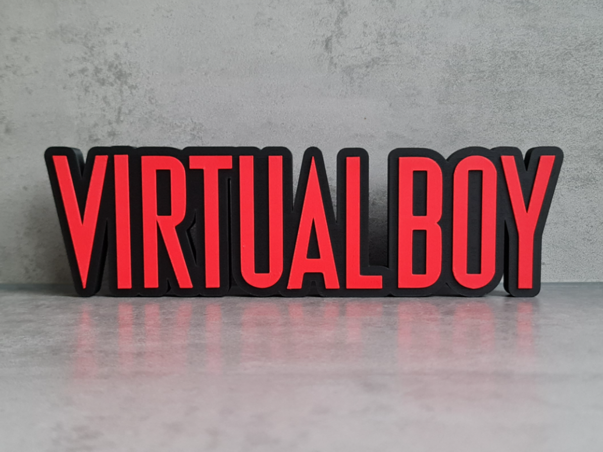 Nintendo Virtual Boy Logo / Sign 