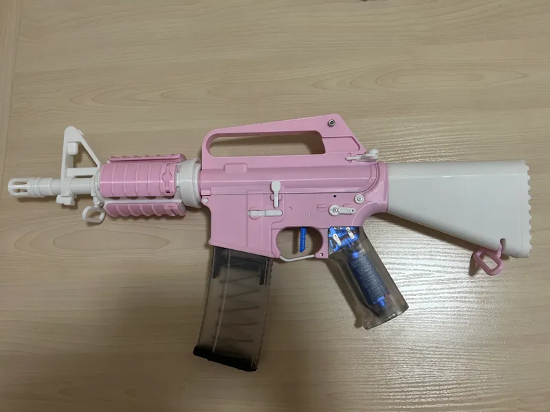 幼崽M4 M16 野猪仙女同款 外管 火帽 鱼骨护木片 磁吸后托
