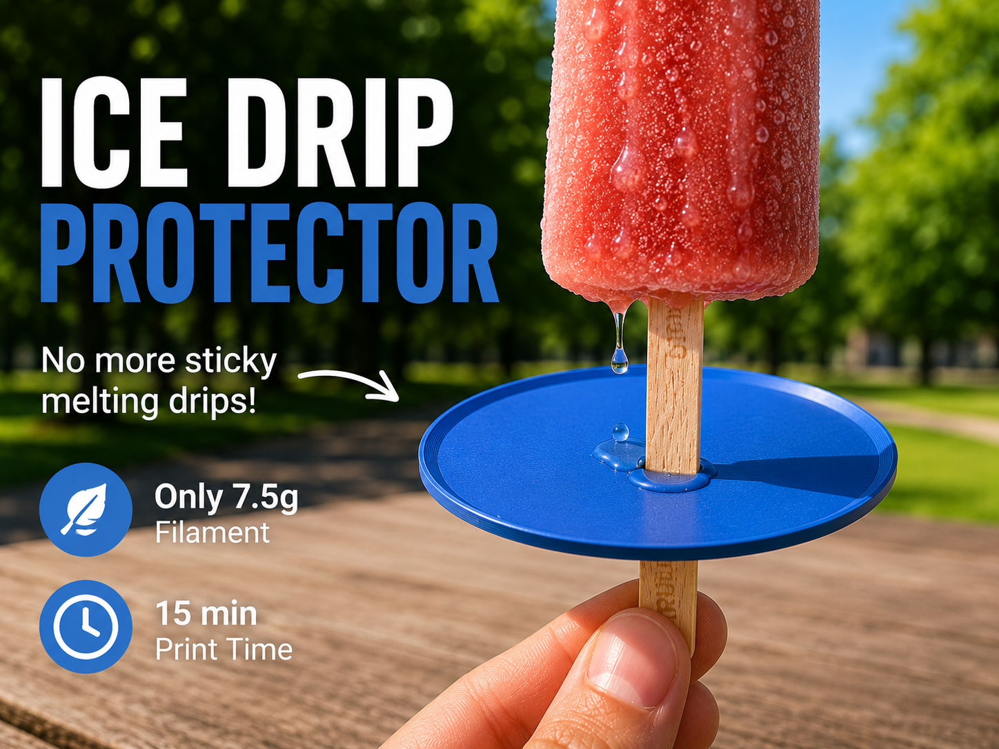Ice Pop Drip Protector | No More Sticky Hands