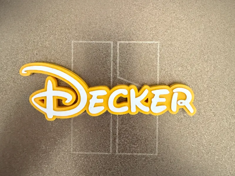 Decker in Disney Schrift