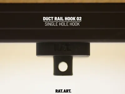 RAT.ART.DuctRailHook02 "SingleHole"