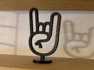 Emoji-Aufsteller - Rock&Roll