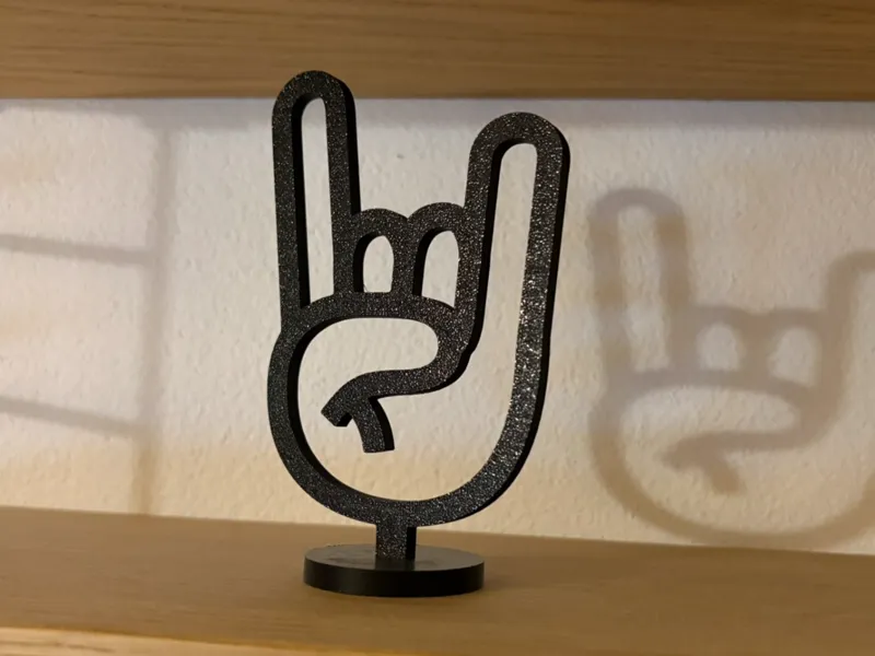 Emoji-Aufsteller - Rock&Roll