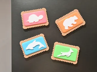 Zoo Cookies Fridge Magnets