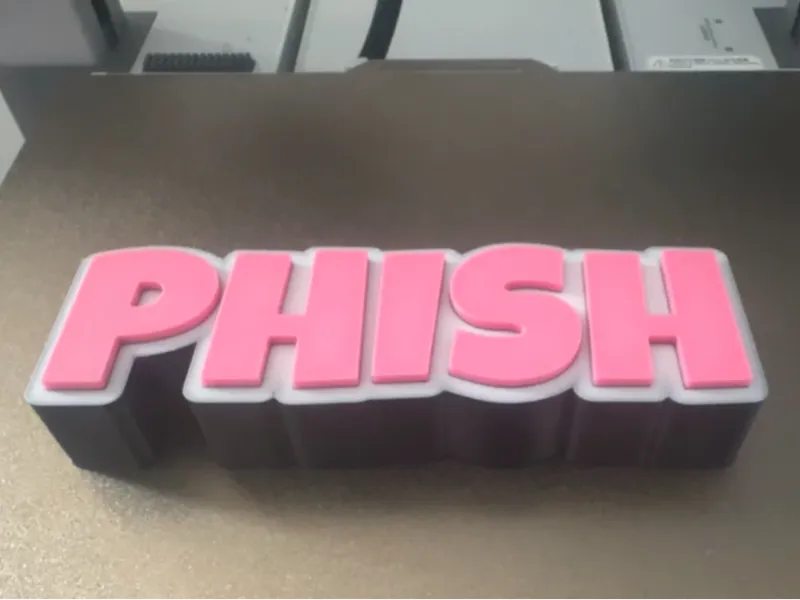 Phish Desk Plate