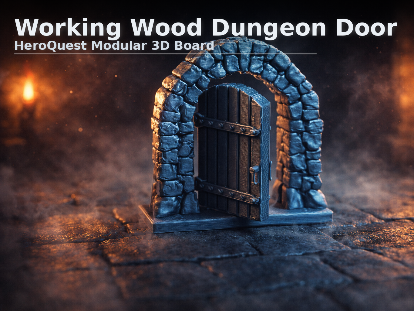 Opening Wood Dungeon Door
