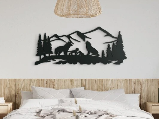 Wolf Family Wall Art