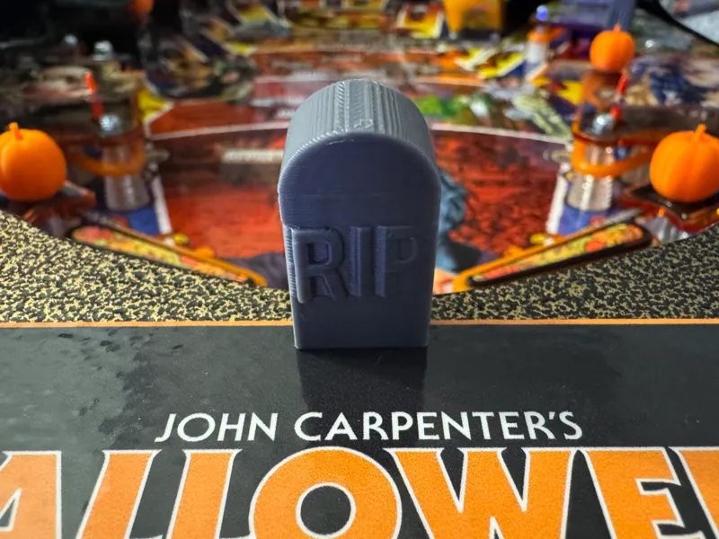 Halloween Pinball Tombstone Nut Cover
