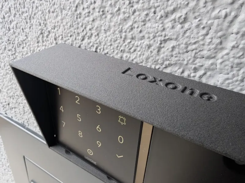 Loxone Intercom Protective Cover w. angle change
