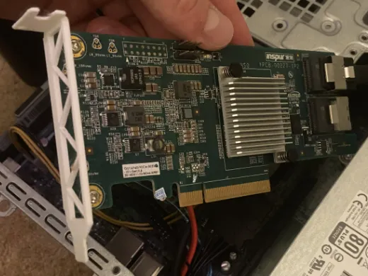 SSF Better Airflow PCIe Card Holder