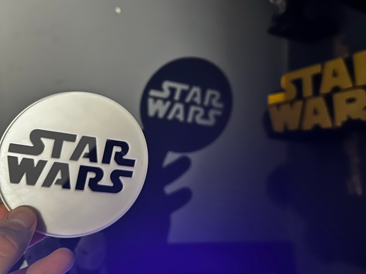Star Wars Shadow Projector - Iconic Logo Desk Sign