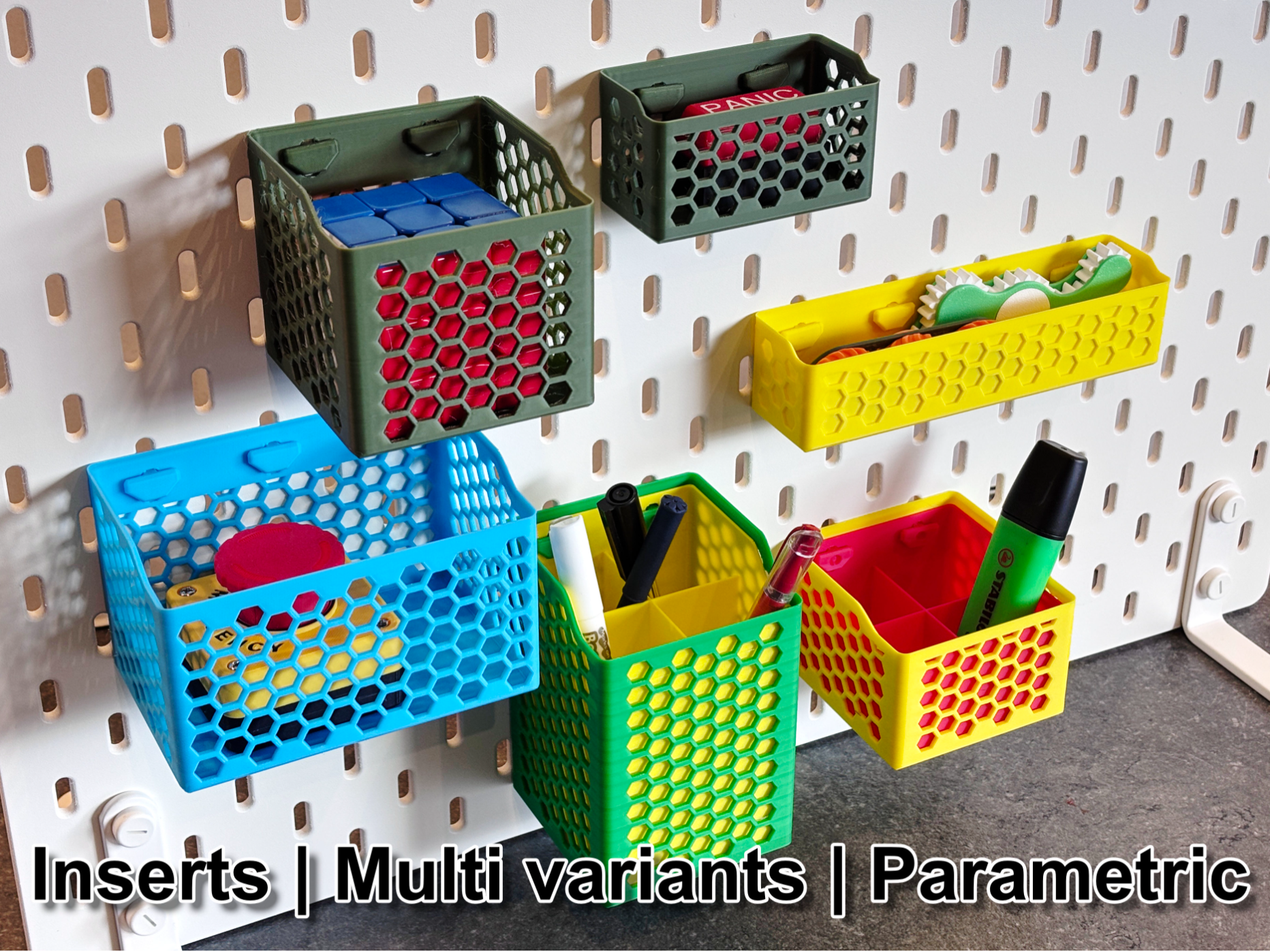 IKEA SKADIS parametric hex bins