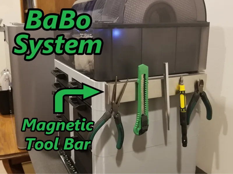 [BaBo duo] magnetic tool bar modul