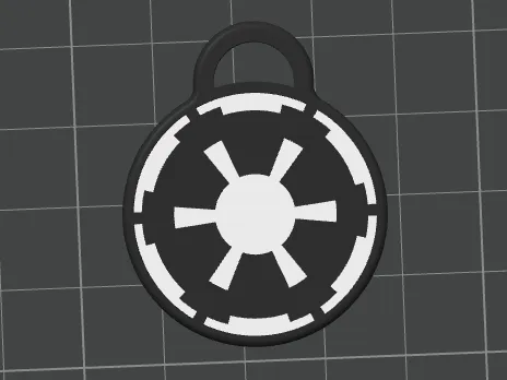 Portachiavi Star Wars Empire logo