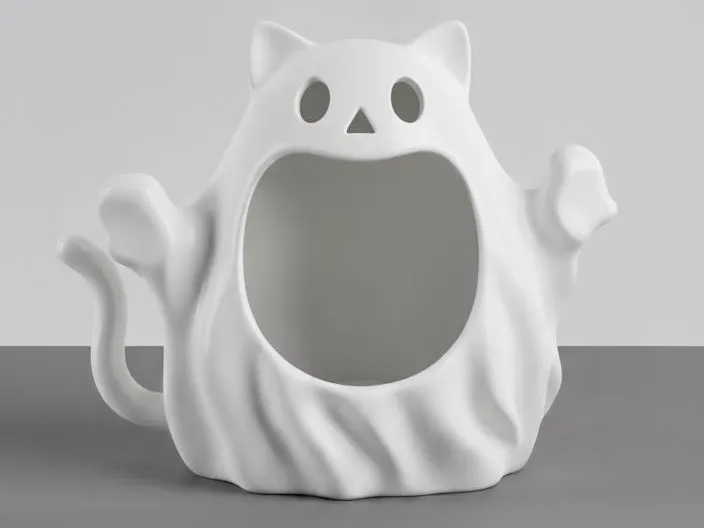 Candy Cat Ghost Halloween