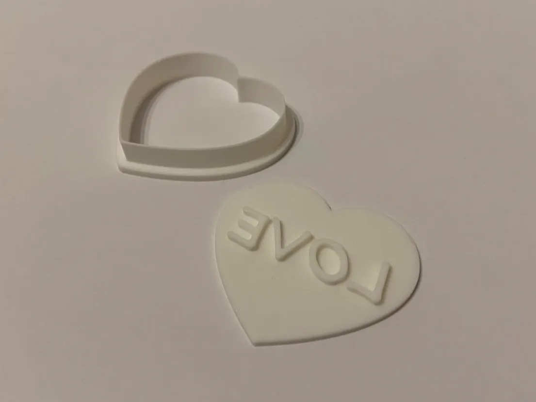 Emporte-pièce cœur Love