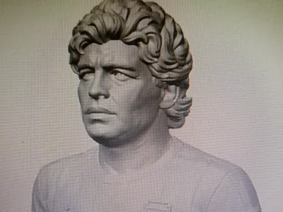 Diego Armando Maradona Bust