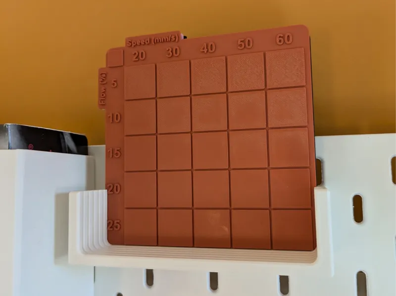 Ironing card Skadis holder - customizable