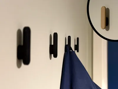 Minimalistic Modern Wall Hook - Customizable Front