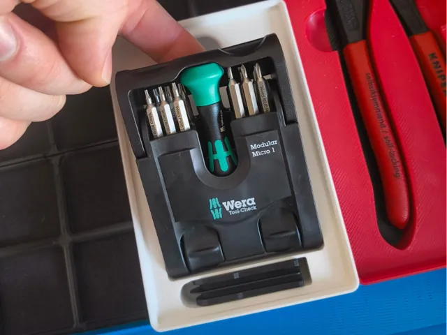 WERA TOOL CHECK MODULAR MICRO 1 GRIDFINITY